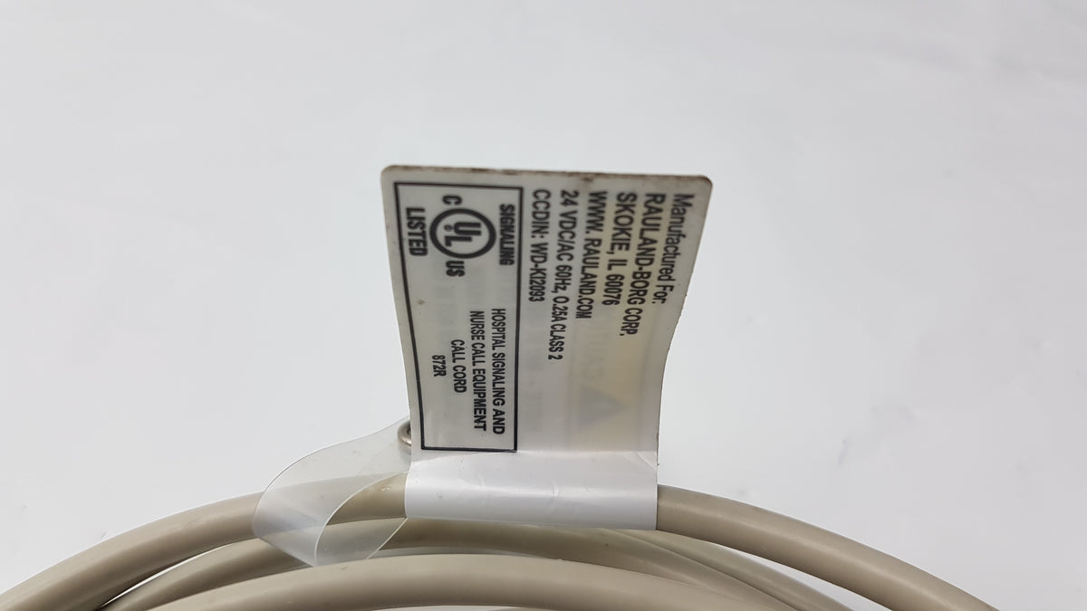 Rauland-Borg 872R Hospital Nurse Call Cord Button