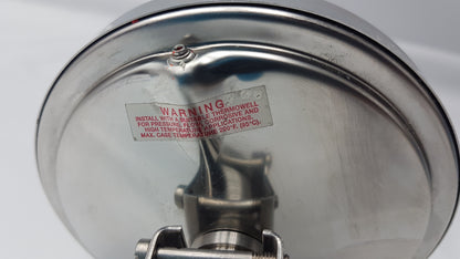 Tel-Tru Stainless Steel Analog Bimetal Thermometer 30-120°F
