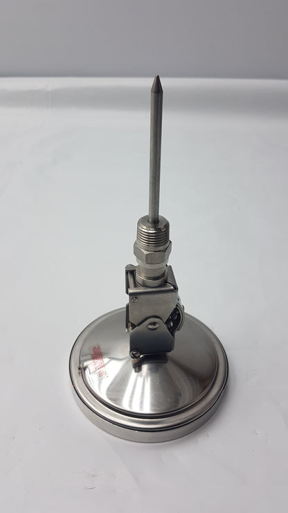 Tel-Tru Stainless Steel Analog Bimetal Thermometer 30-120°F