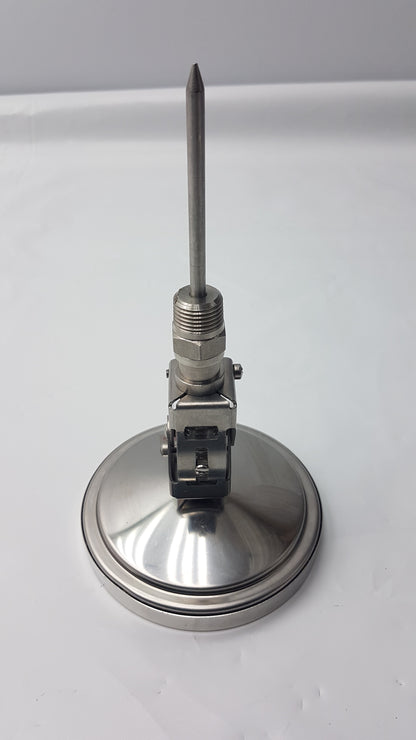 Tel-Tru Stainless Steel Analog Bimetal Thermometer 30-120°F