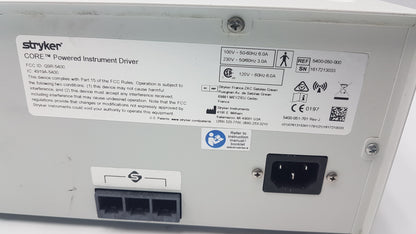 Stryker 5400-050-000 Core Powered Surgical Console Instrument Driver