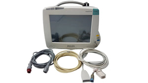 Philips IntelliVue MP40 Patient Monitor With ECG SpO2 Cables