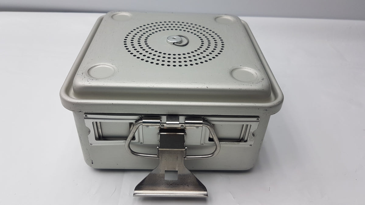 Surgical Sterilization Container Case With Basket & Retractor Post Coupler