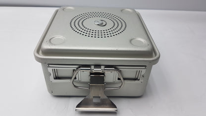 Surgical Sterilization Container Case With Basket & Retractor Post Coupler