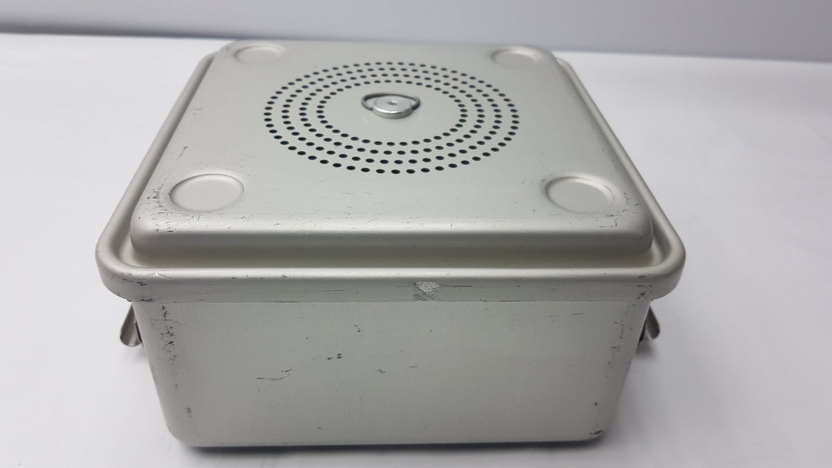 Surgical Sterilization Container Case With Basket & Retractor Post Coupler