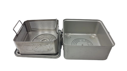 Surgical Sterilization Container Case With Basket & Retractor Post Coupler