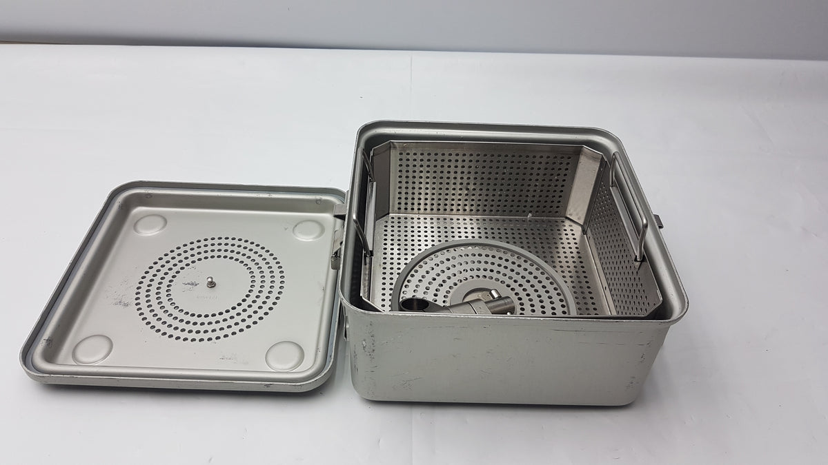 Surgical Sterilization Container Case With Basket & Retractor Post Coupler