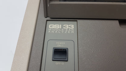 Lucas GSI 33 Middle Ear Analyzer Clinical Audiometer Hearing Tester Model - 1733