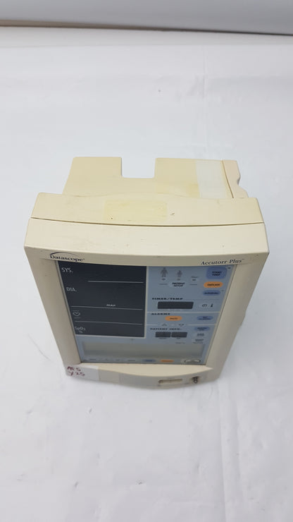Datascope Accutorr Plus Portable Vital Signs Monitor P/N 0998-00-0444-61
