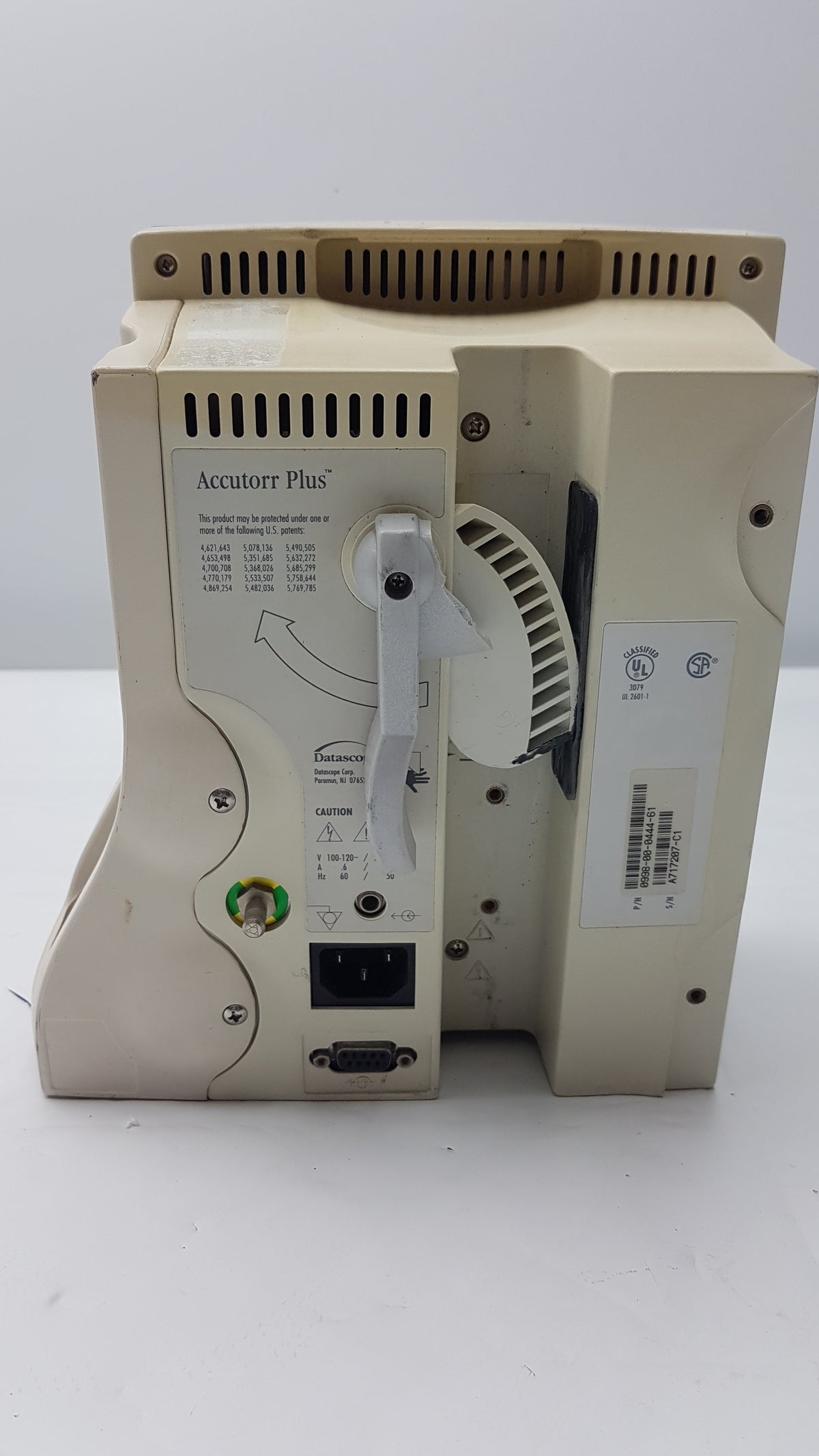 Datascope Accutorr Plus Portable Vital Signs Monitor P/N 0998-00-0444-61