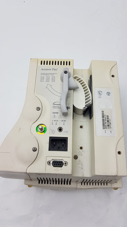 Datascope Accutorr Plus Portable Vital Signs Monitor P/N 0998-00-0444-61