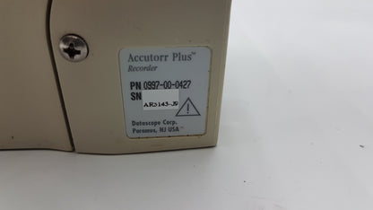 Datascope Accutorr Plus Portable Vital Signs Monitor P/N 0997-00-0427