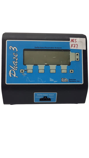 Datrend Systems Phase 3 Defibrillator Pacemaker Analyzer S/N PH10020186