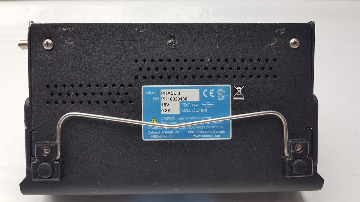 Datrend Systems Phase 3 Defibrillator Pacemaker Analyzer S/N PH10020186