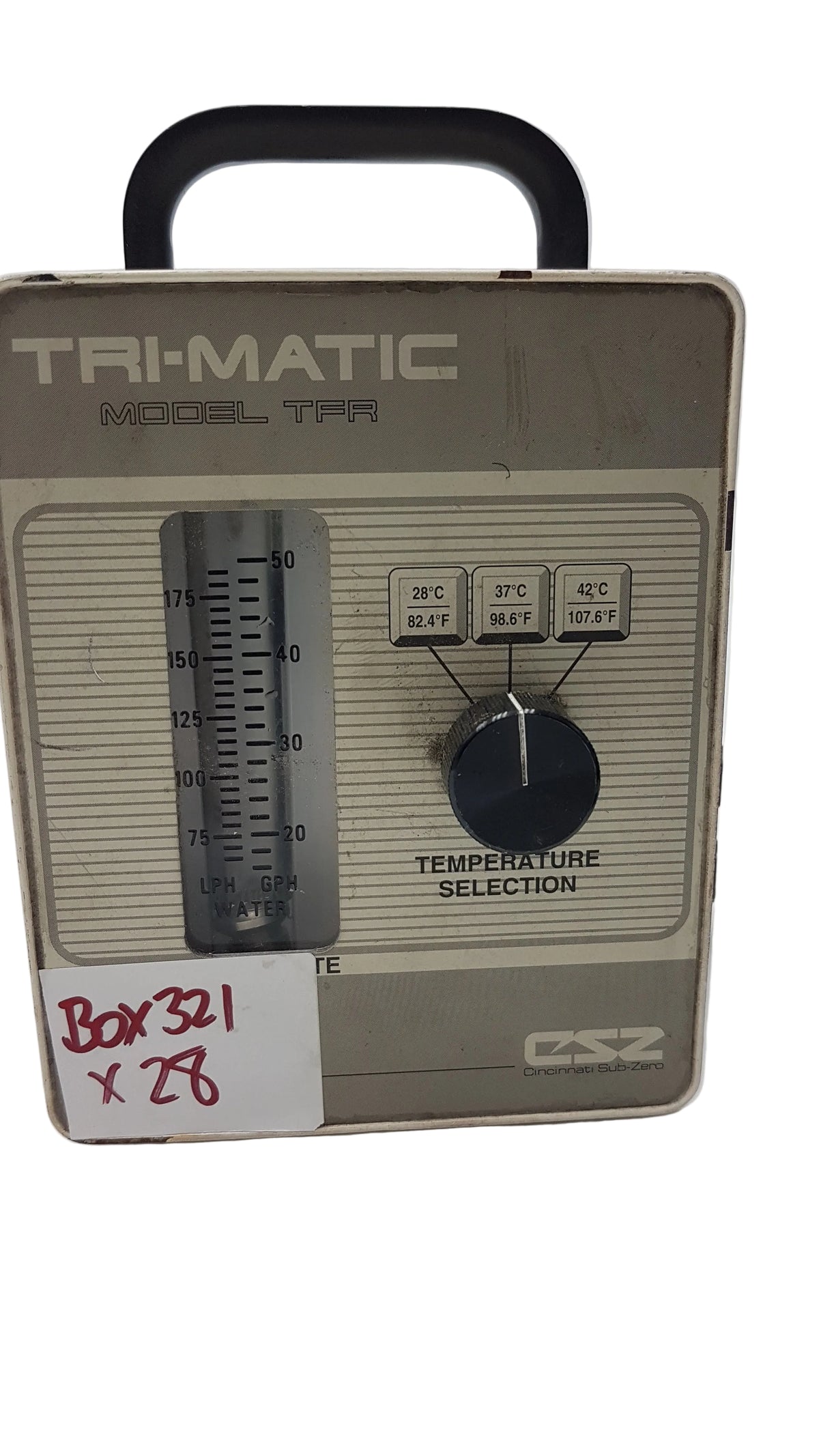 Cincinnati Sub-Zero Tri-Matic TFR Matic Tester Temperature Flow Resistance Hyper Hypothermia System 56582-C