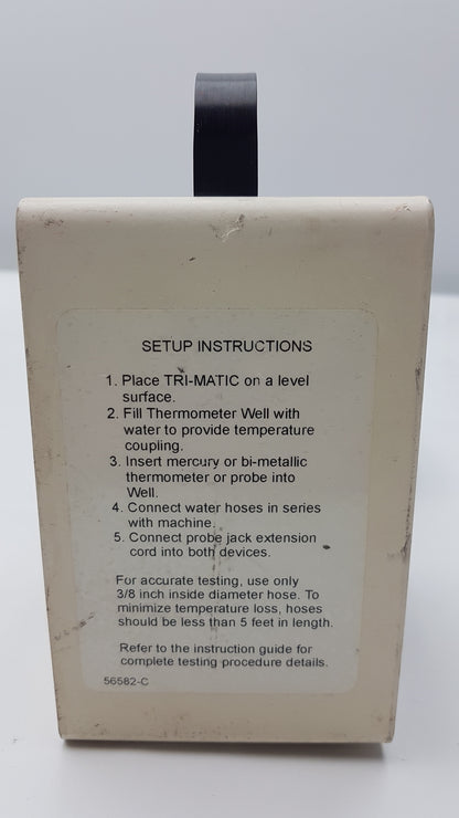 Cincinnati Sub-Zero Tri-Matic TFR Matic Tester Temperature Flow Resistance Hyper Hypothermia System 56582-C