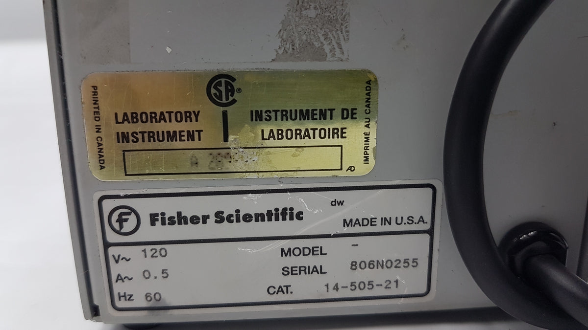 Fisher Scientific Auto Mixer Lab Magnetic Stirrer Mixer Cat # 14-505-21