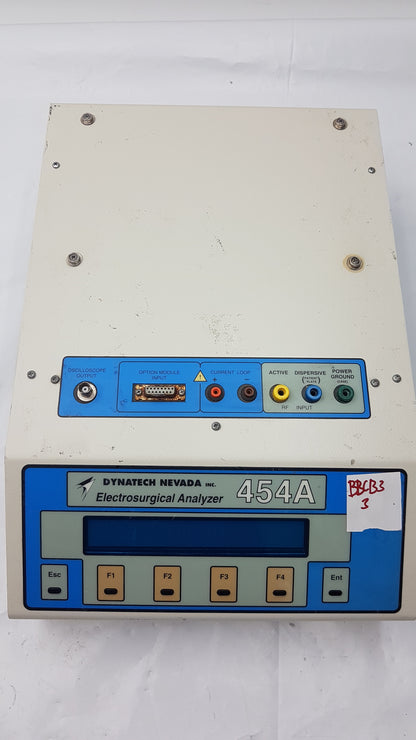 Dynatech Nevada 454A Electrosurgical Analyzer S/N 0536