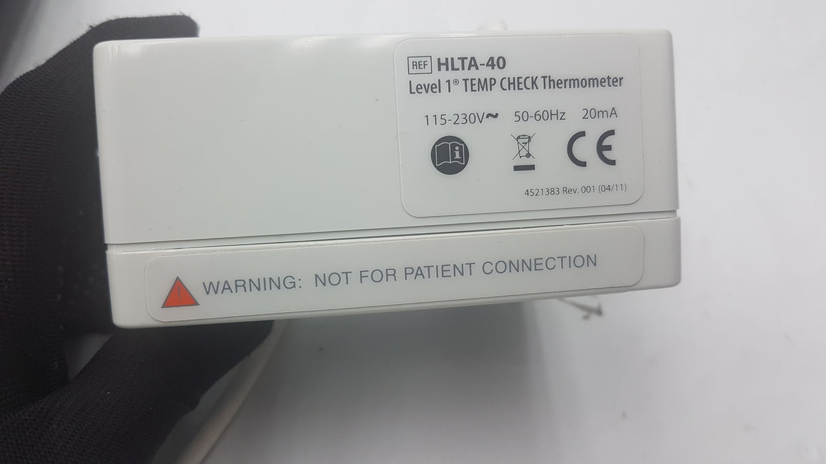 Smiths Medical HLTA-40 Level 1 Temp Check Calibration Thermometer With Case