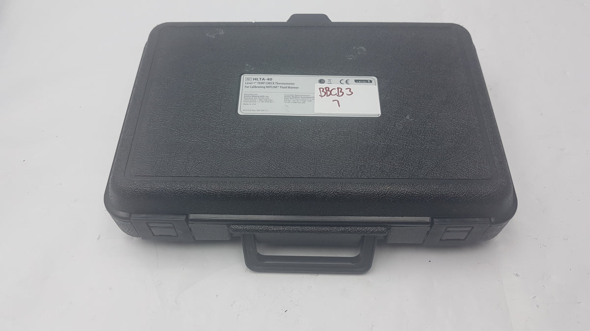 Smiths Medical HLTA-40 Level 1 Temp Check Calibration Thermometer With Case