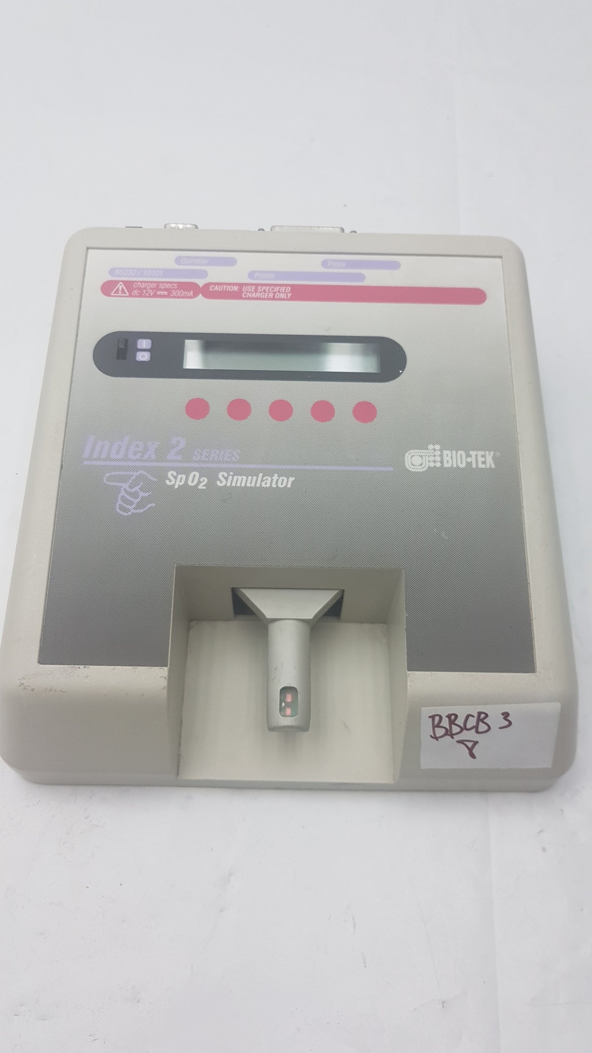 BIO-TEK Index 2 Series Spo2 Simulator Pulse Oximeter Analyzer Tester S/N 136275