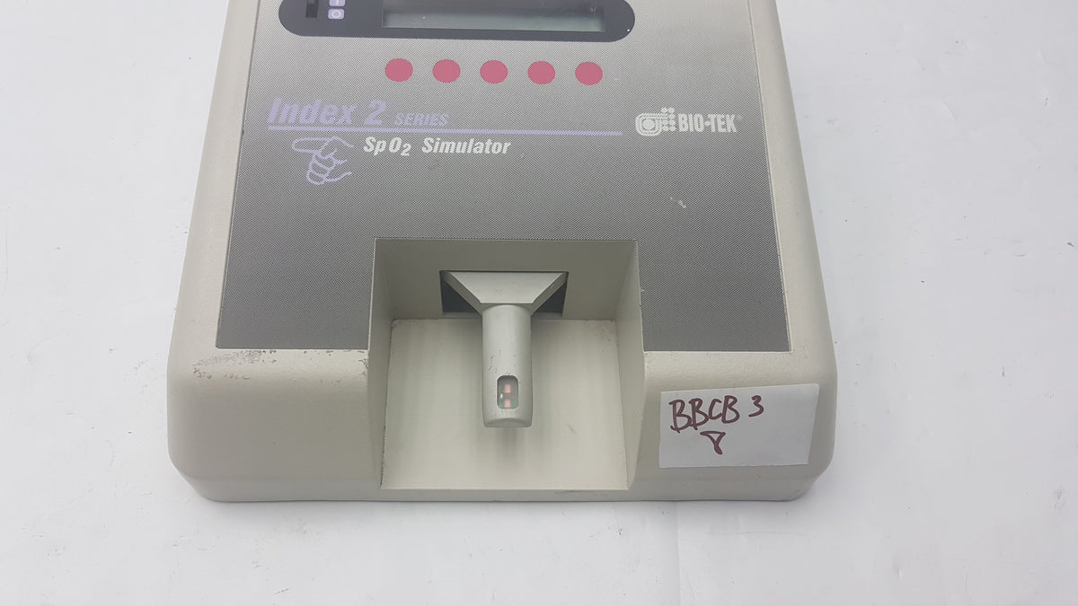 BIO-TEK Index 2 Series Spo2 Simulator Pulse Oximeter Analyzer Tester S/N 136275