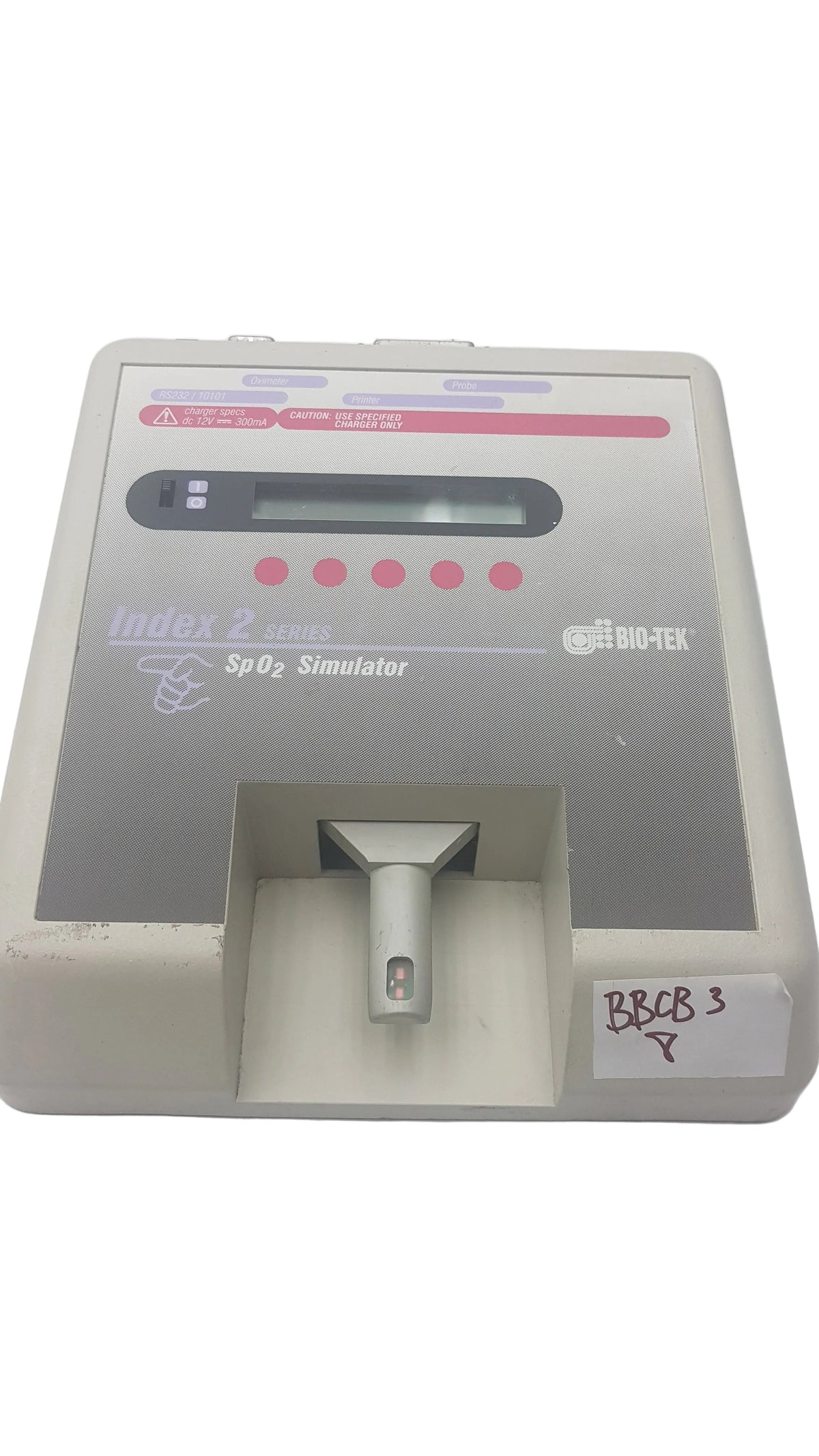BIO-TEK Index 2 Series Spo2 Simulator Pulse Oximeter Analyzer Tester S/N 136275