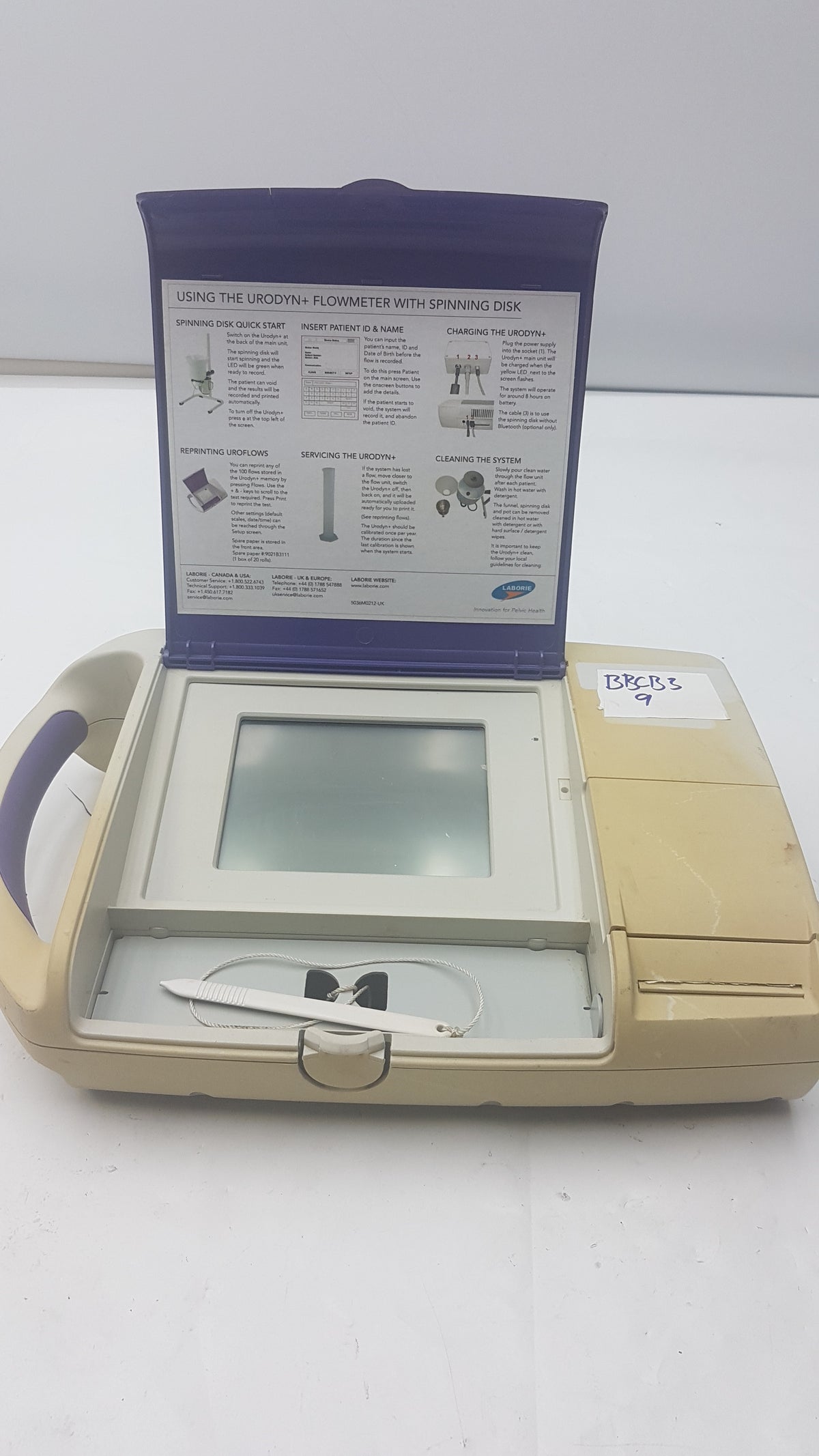 Laborie Medical Urodyn+ Portable Urinary Flow Measuring Device Ref UD2A1002-US