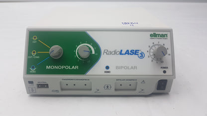 Ellman International Radiolase 3 Radiosurgical Generator P/N RL3-D50