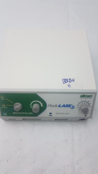 Ellman International Radiolase 3 Radiosurgical Generator P/N RL3-D50