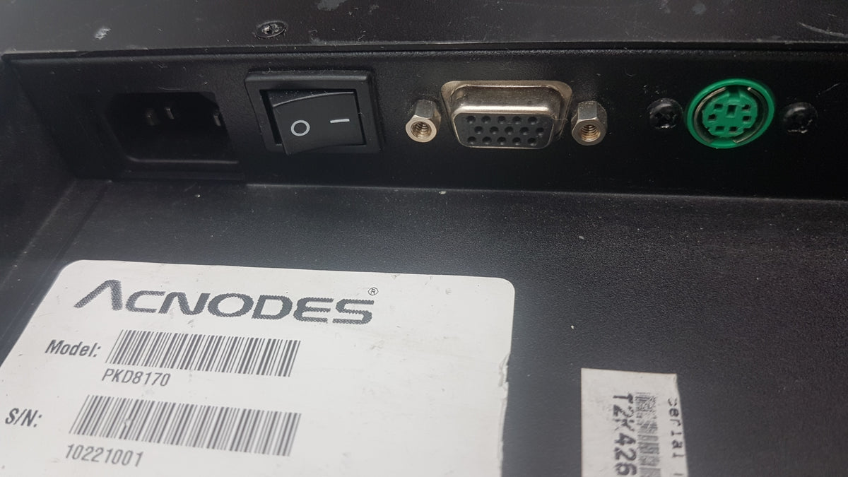 Acnodes PKD8170 Rugged Portable Suitcase Style LCD Monitor Keyboard VGA PS2