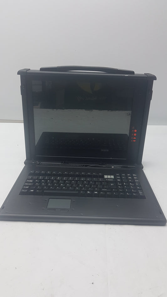 Acnodes PKD8170 Rugged Portable Suitcase Style LCD Monitor Keyboard VGA PS2