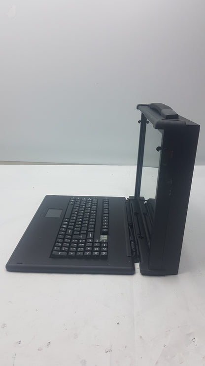 Acnodes PKD8170 Rugged Portable Suitcase Style LCD Monitor Keyboard VGA PS2