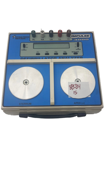 Dynatech Nevada Impulse 3000 Defibrillator Analyzer S/N 1346 - For Parts