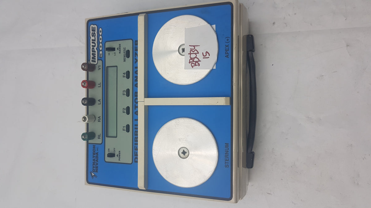 Dynatech Nevada Impulse 3000 Defibrillator Analyzer S/N 1346 - For Parts
