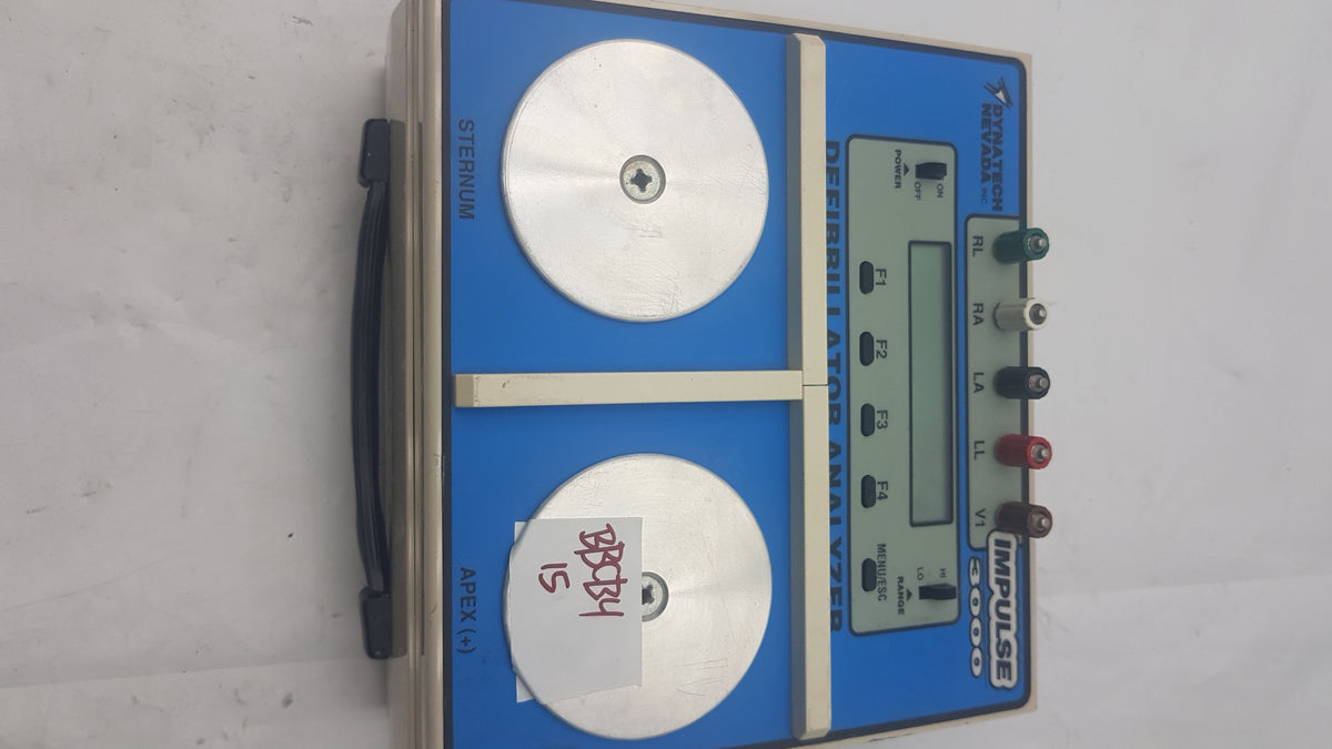 Dynatech Nevada Impulse 3000 Defibrillator Analyzer S/N 1346 - For Parts