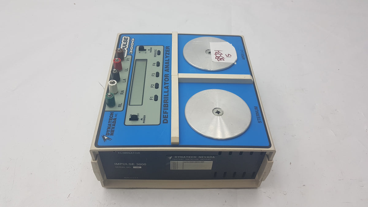 Dynatech Nevada Impulse 3000 Defibrillator Analyzer S/N 1346 - For Parts