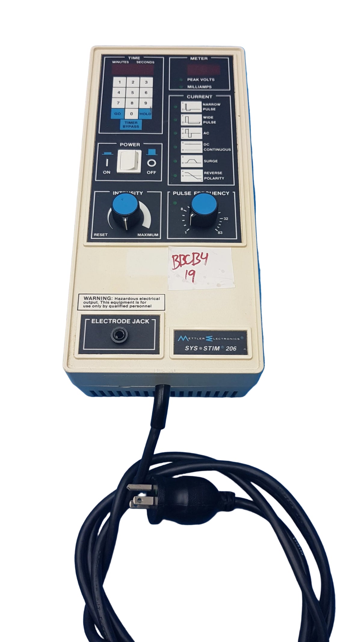 Mettler Electronics SysStim 206 Electrical Neuromuscular Stimulator