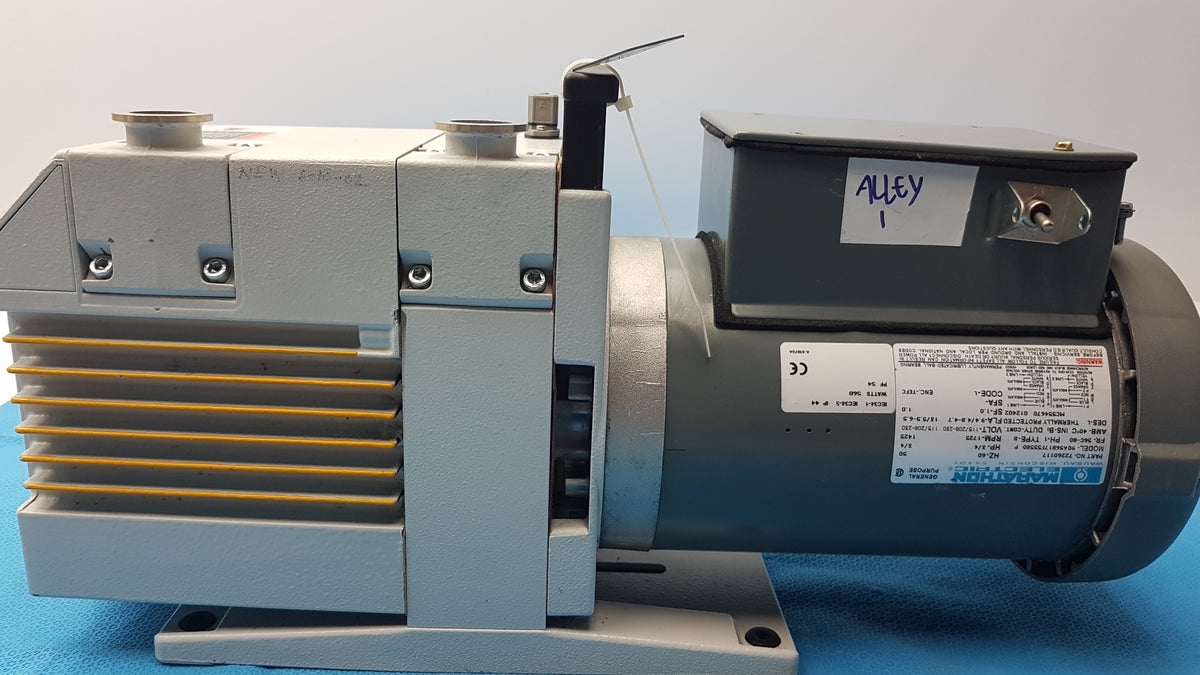Marathon Electric Leybold Trivac D16BCS Rotary Vacuum Pump P/N 72260117 - For Parts