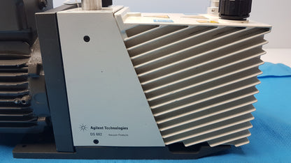 Agilent Technologies DS602 Dual Stage Oil-Sealed Mechanical Vacuum Pump Rotary Vane Pump P/N 9499335