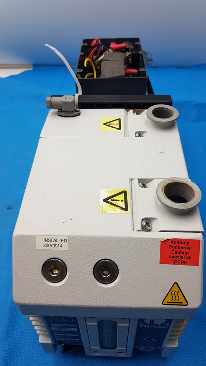 Marathon Electric Leybold Trivac D16BCS Rotary Vacuum Pump P/N 72260117