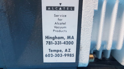 Alcatel Pascal 2005 SD Dual Stage Rotary Vane Vacuum Pump 115/220 Vac