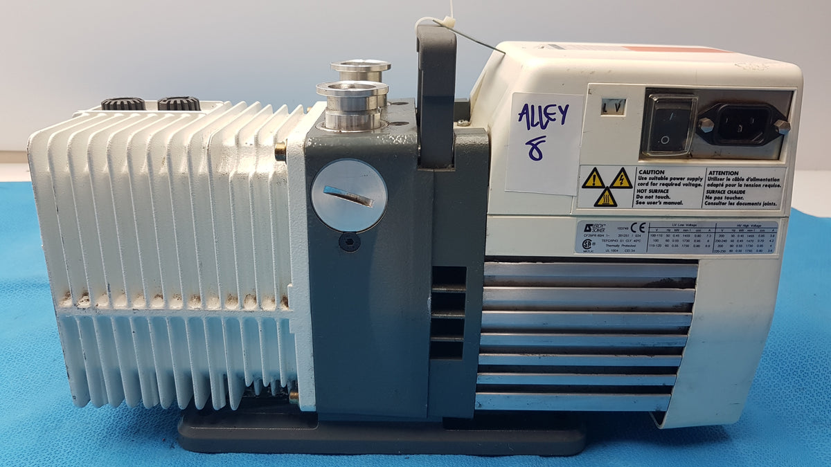 Alcatel Pascal 2005 SD Dual Stage Rotary Vane Vacuum Pump 115/220 Vac