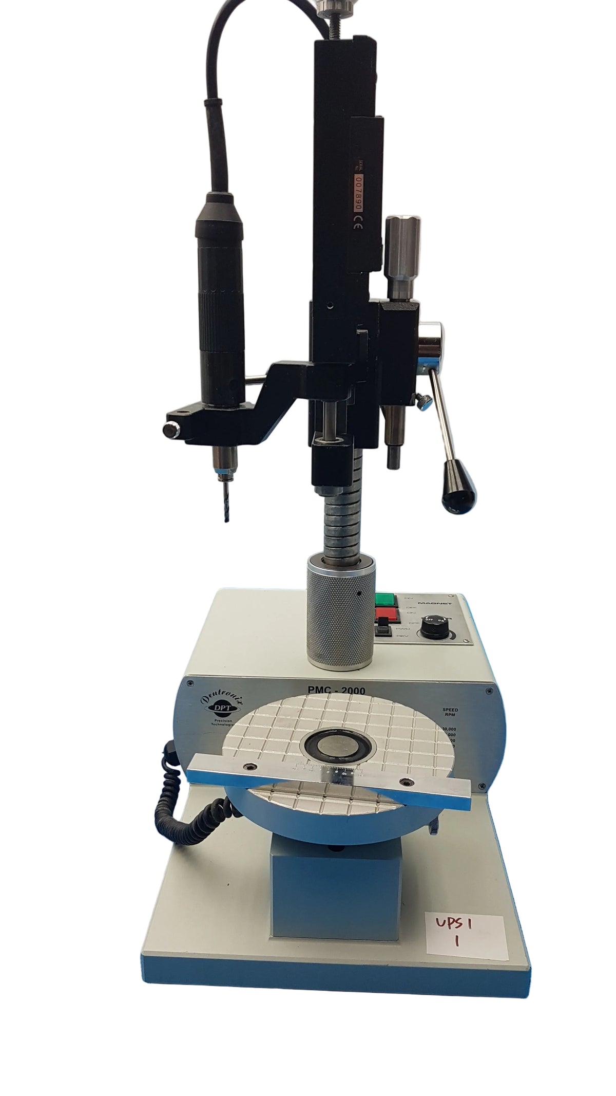 Dentronix PMC-2000 Dental Lab Milling Surveyor Parallelometer With Magnetic Table