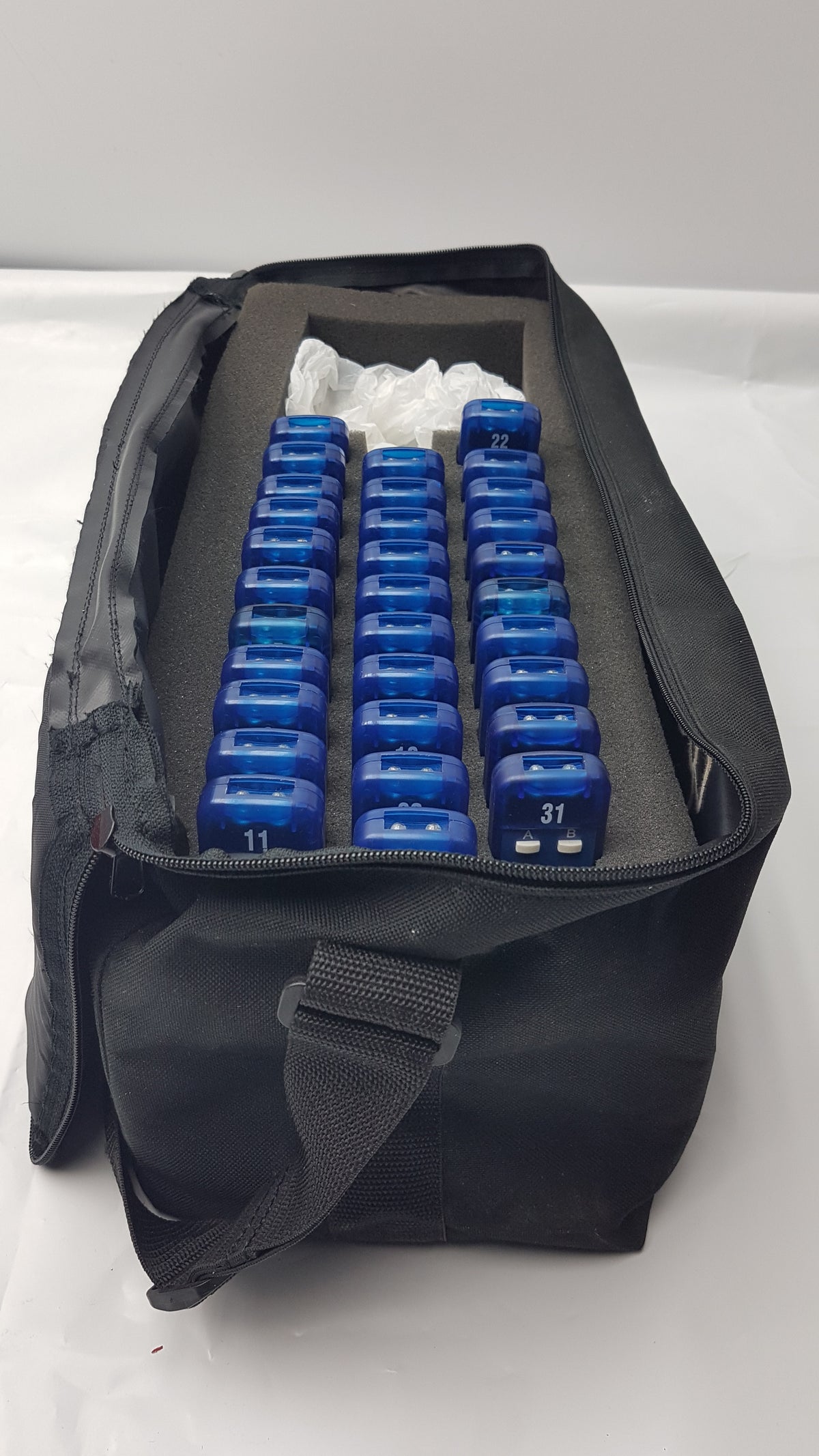 Lot of 31 eInstruction Classroom Performance System (CPS) Clicker Remotes