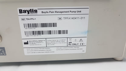 Baylis Medical Pain Management Pump Ref TDA-PPU-1