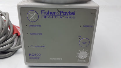 Fisher & Paykel Healthcare HC500 Heated Respiratory Humidifier Ref HC500JHU