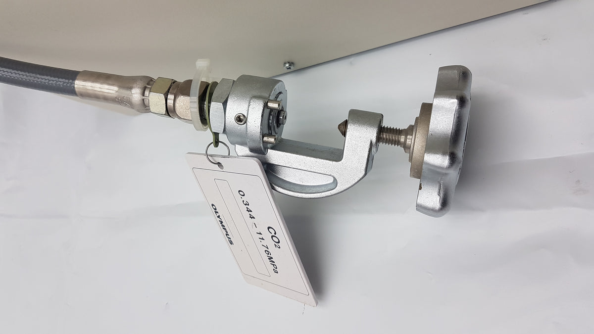 Olympus UCR Endoscopic CO2 Regulation Unit With CO2 Hose PIN and Yoke