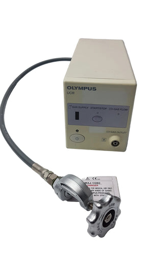 Olympus UCR Endoscopic CO2 Regulation Unit With MAJ-1080 CO2 Hose PIN and Yoke