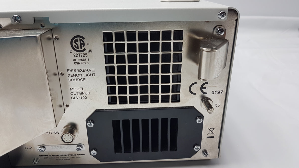 Olympus CLV-190 EVIS EXERA III  Endoscopy Xenon Light Source Unit